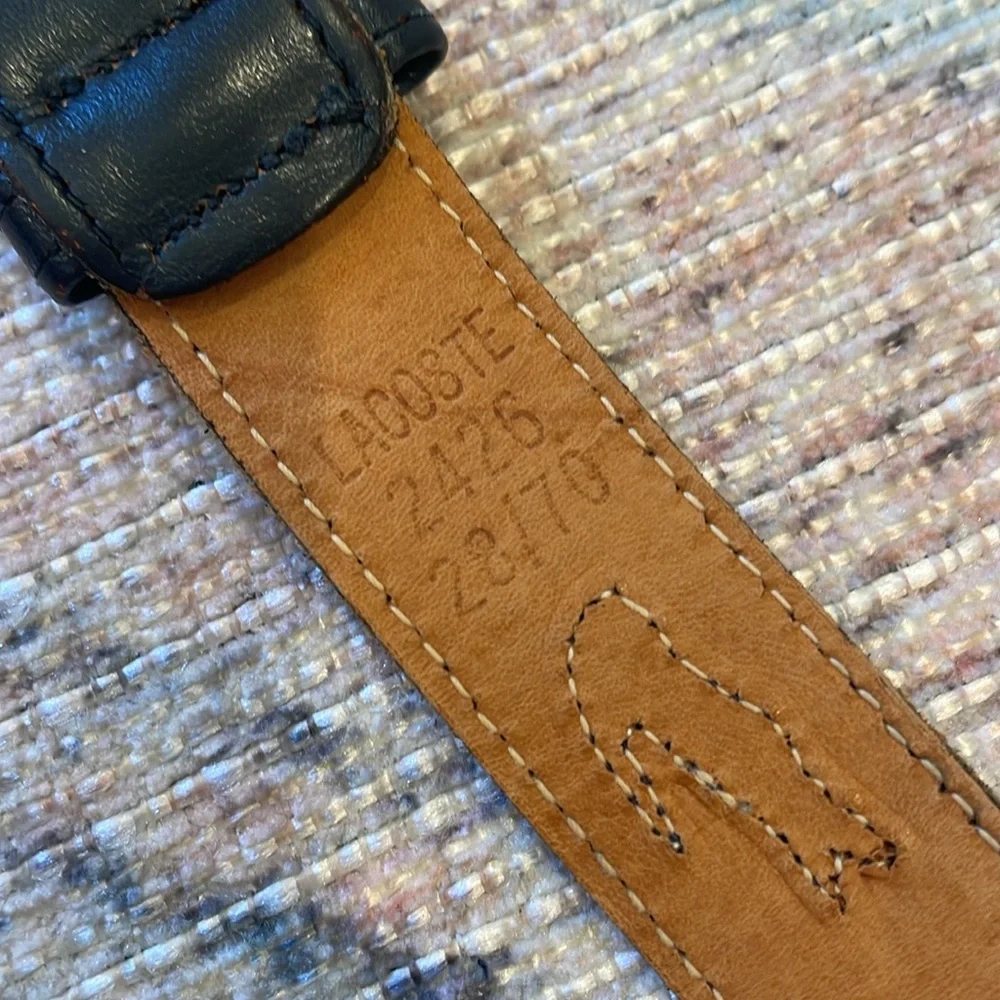 Boys vintage Lacoste belt 24/26
